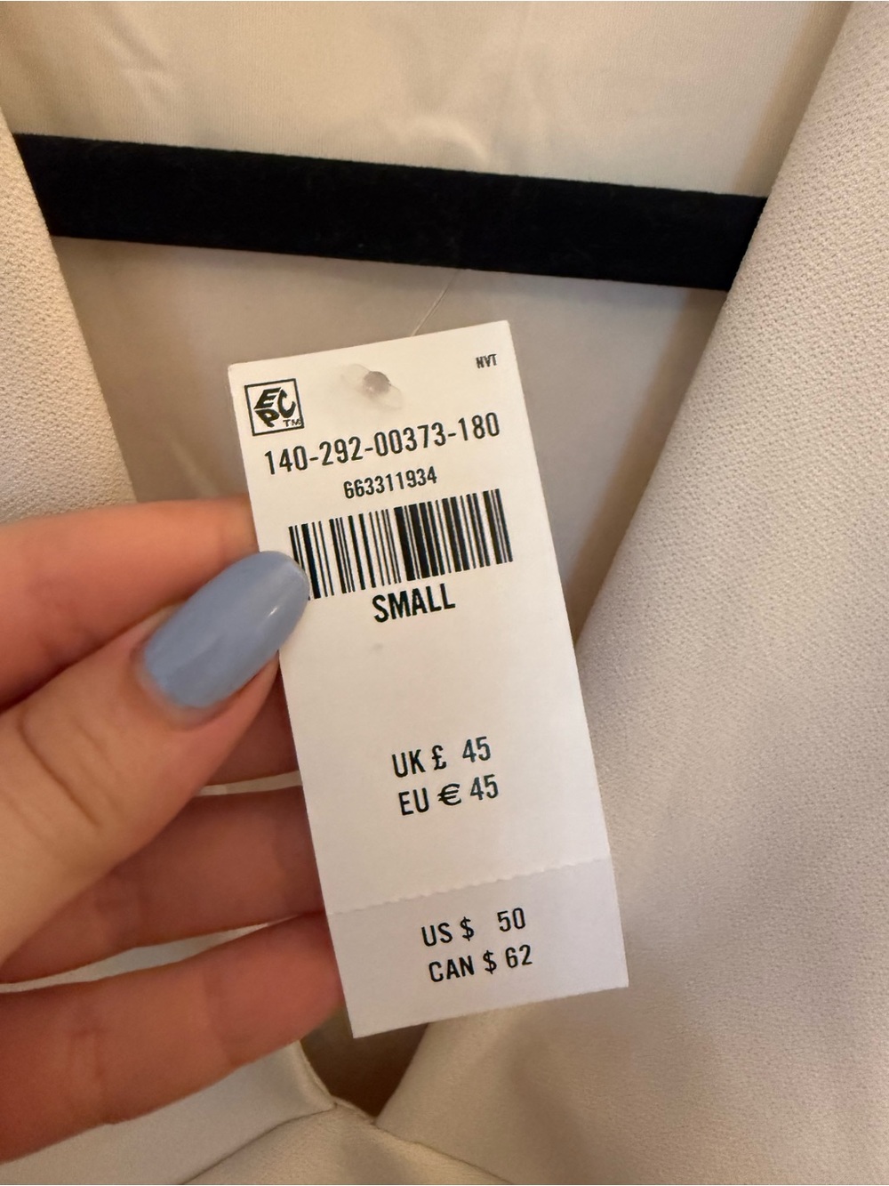 Abercrombie & Fitch Cream Bra Free Plunge Ruched Top - Picture 7 of 8